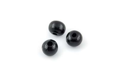 bead ceramic matt 12mm black x50pcs