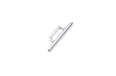 clasp end bar 28mm for thong 10mm x16pcs