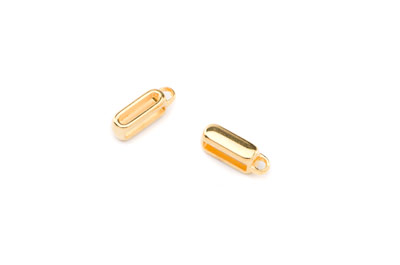 slider 16x5mm with pendant holder gold color x20pcs