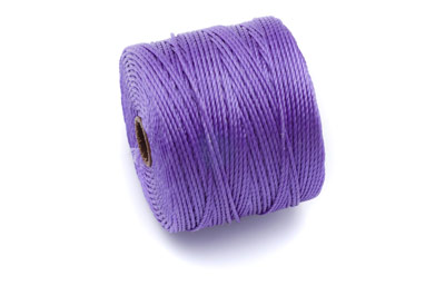 fil nylon torsadé 0,6mm violet x1 bobine env 70m